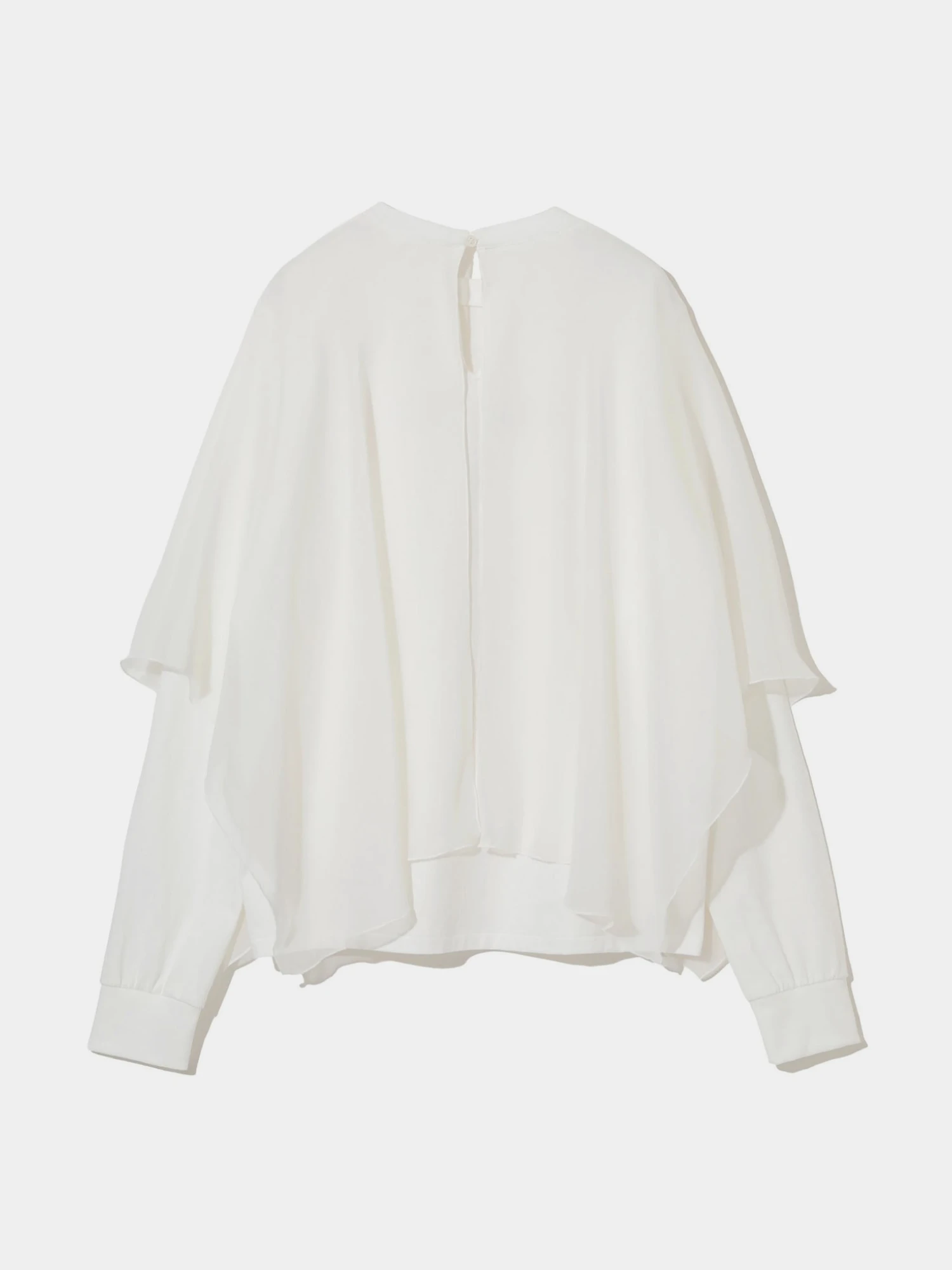Лонгслив UNDERCOVER Georgette Flap Graphic Print Off White