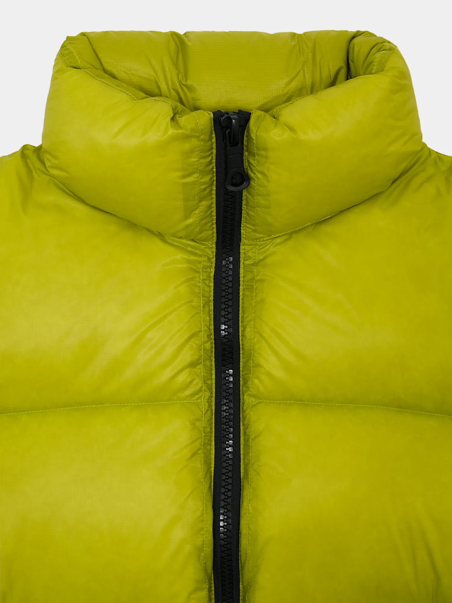 Пуховик MKI MIYUKI ZOKU Translucent Funnel Neck Bubble Chartreuse