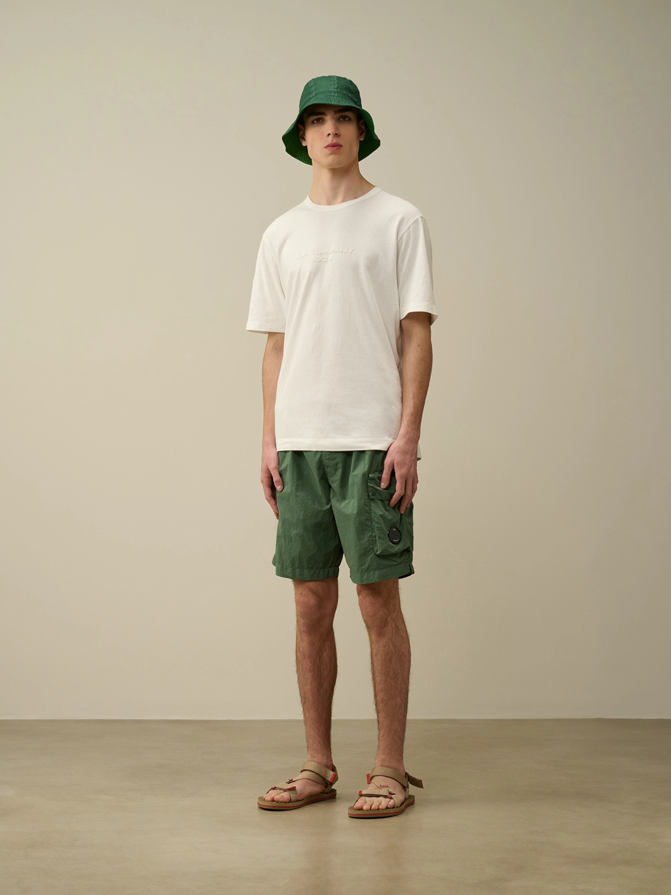 Шорты C.P. Company Flatt Nylon Cargo Swim Duck Green