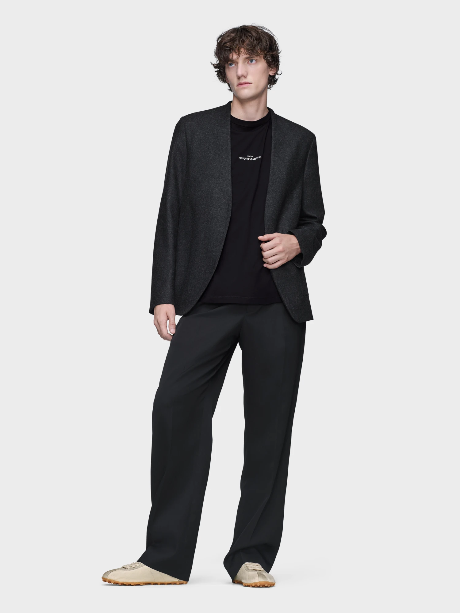 Футболка Maison Margiela Distorted Logo Black