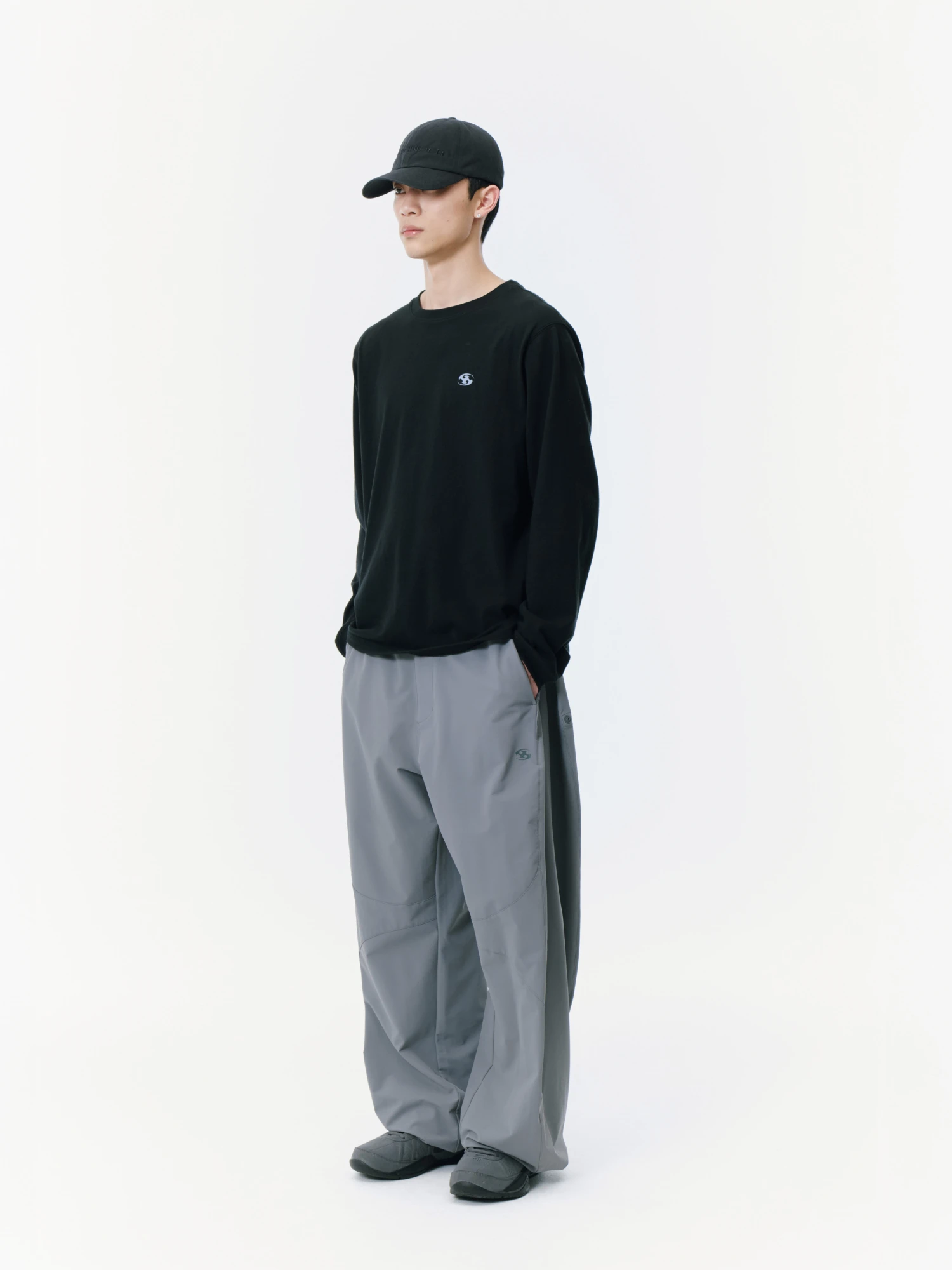 Лонгслив SAN SAN GEAR Logo L/S Black