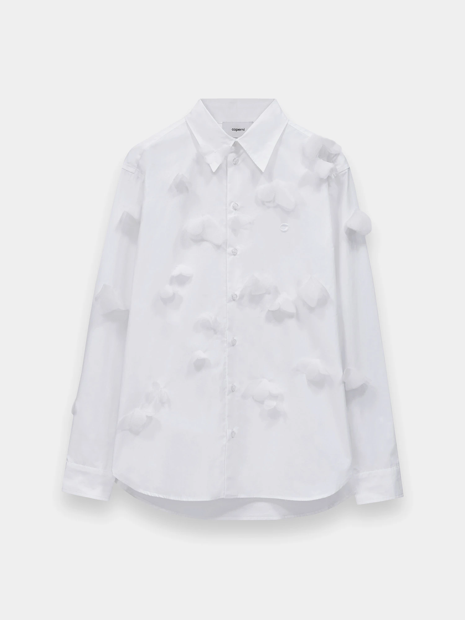 Женская блузка Coperni Organza Butterfly White