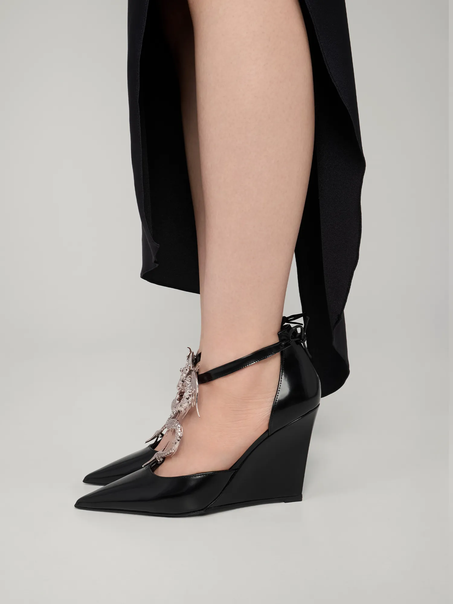 Женские туфли Coperni Dragon Wedge Pump Black