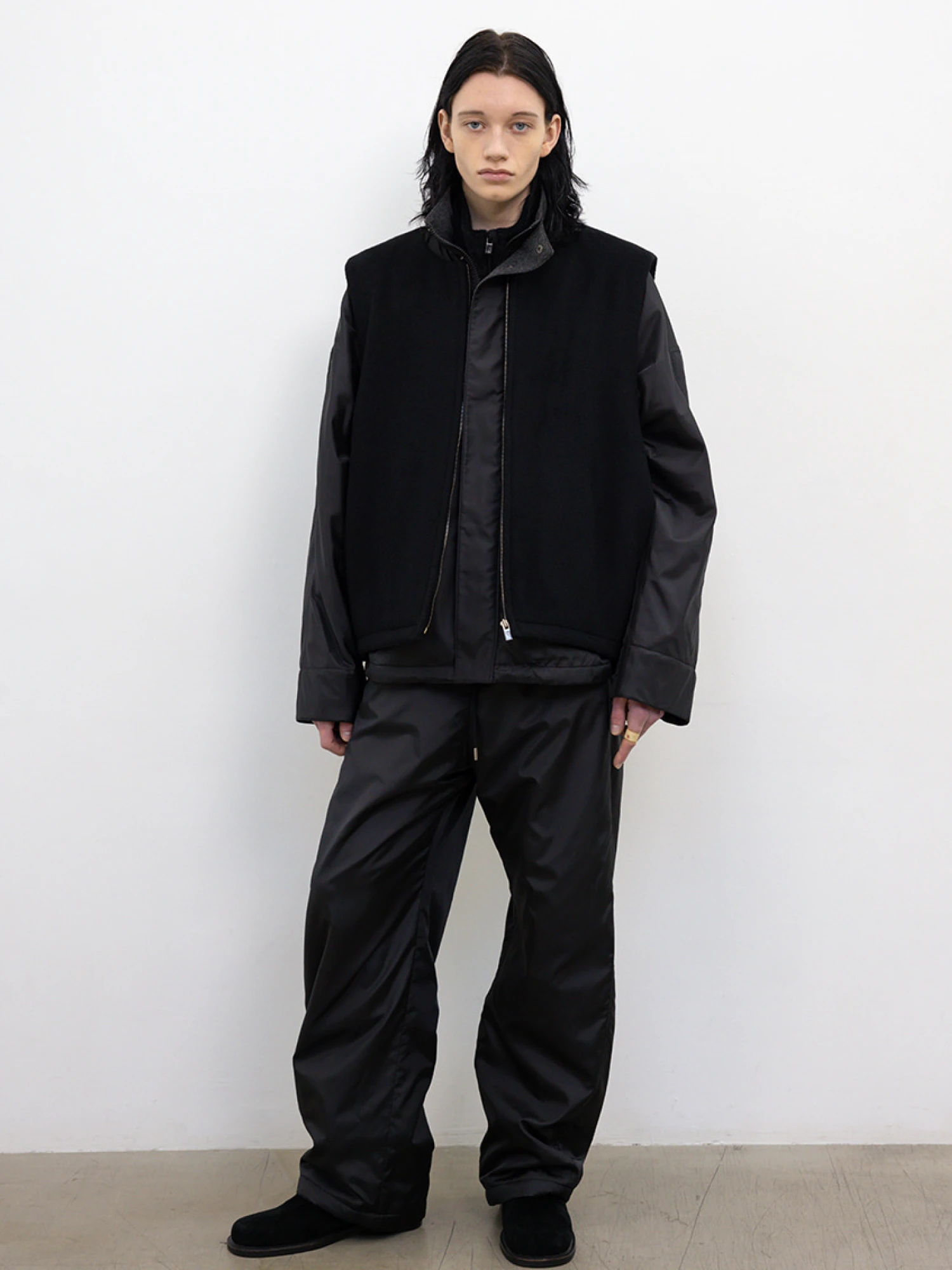 Жилет LE17SEPTEMBRE Padded Wool Black