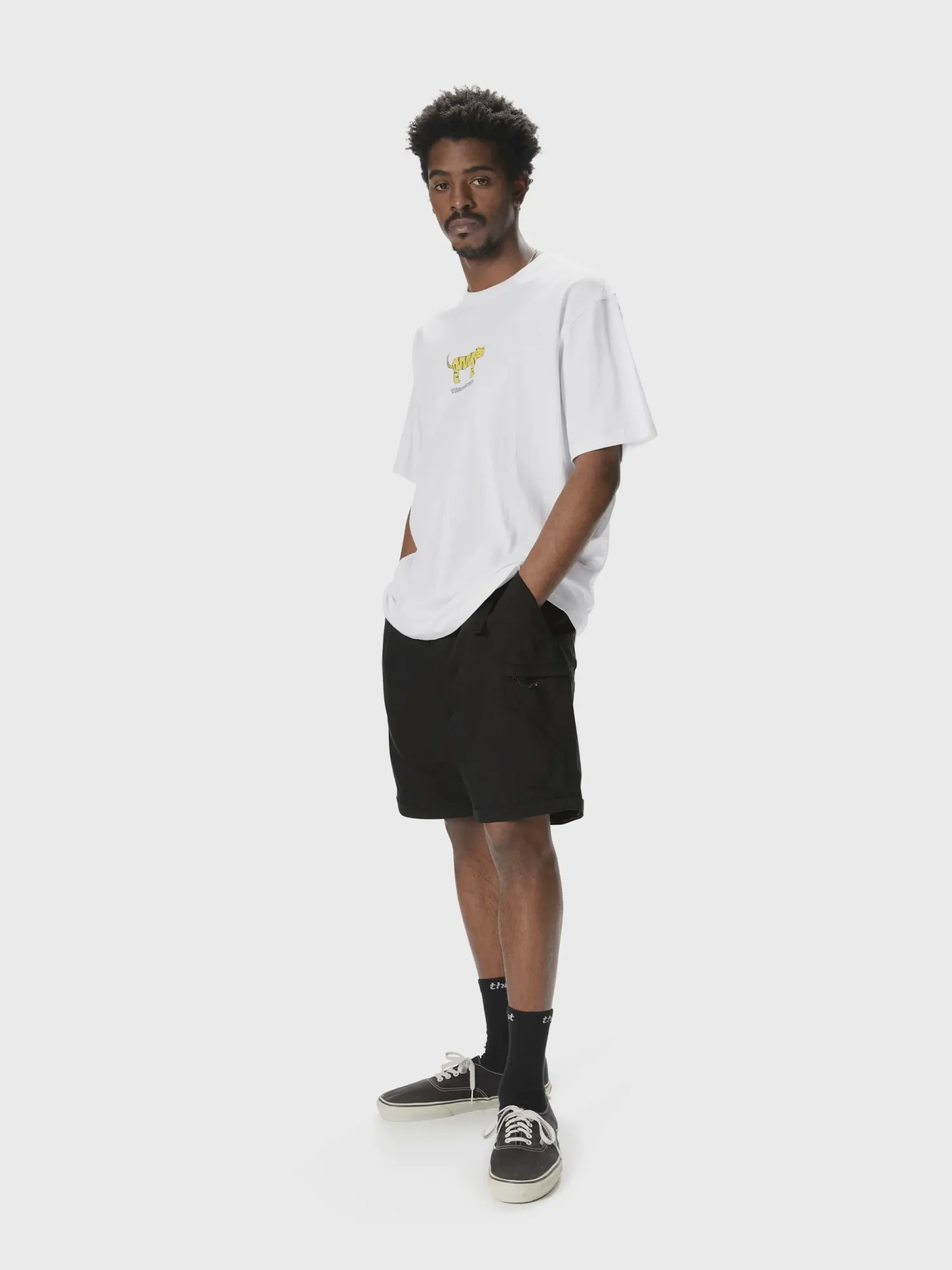 Футболка thisisneverthat Yellow Cat Tee White