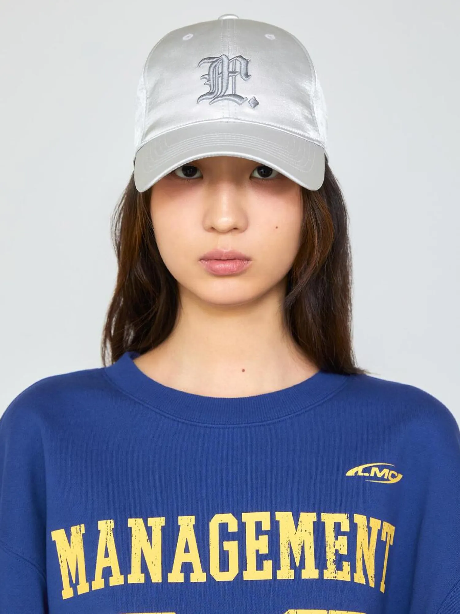 Кепка LMC Gothic Satin 6 Panel Cap Light Grey