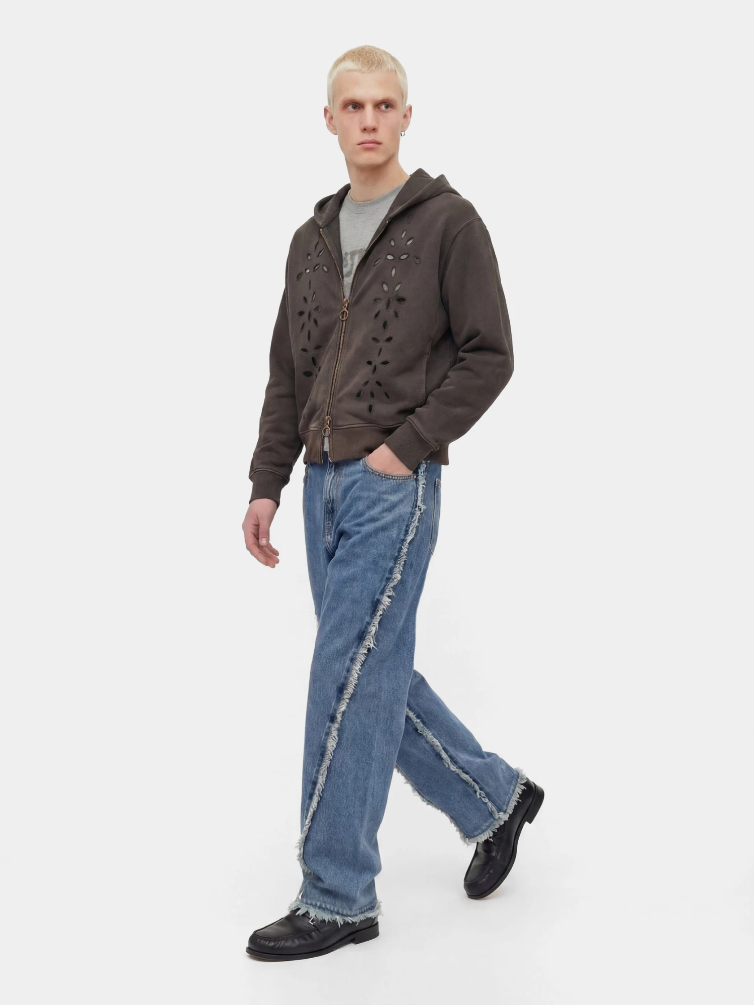 Джинсы lorenz Nico Fringe Washed Blue