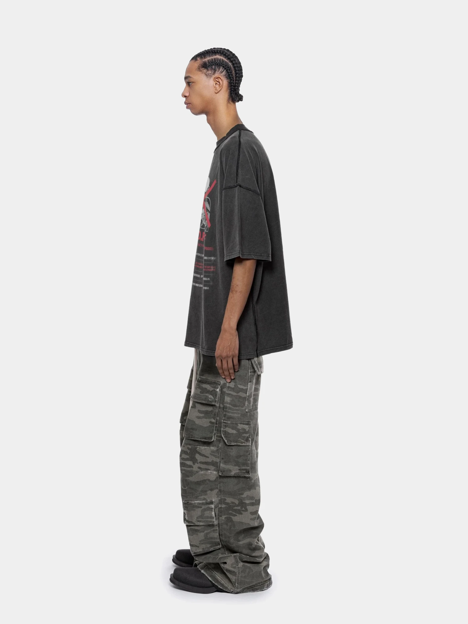 Футболка ARNODEFRANCE Forbidden Washed Black