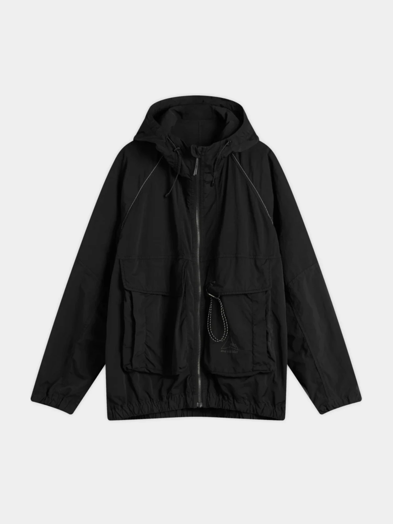 Ветровка Roa x And Wander Garment Dye Nylon Black