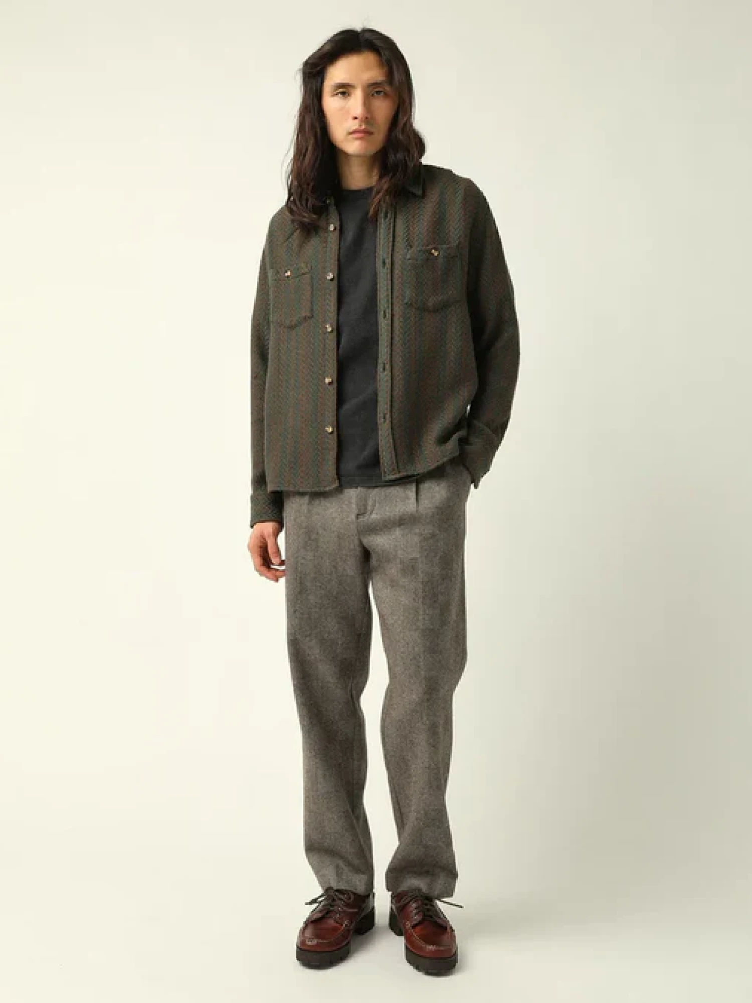 Рубашка Corridor Sawtooth LS Green