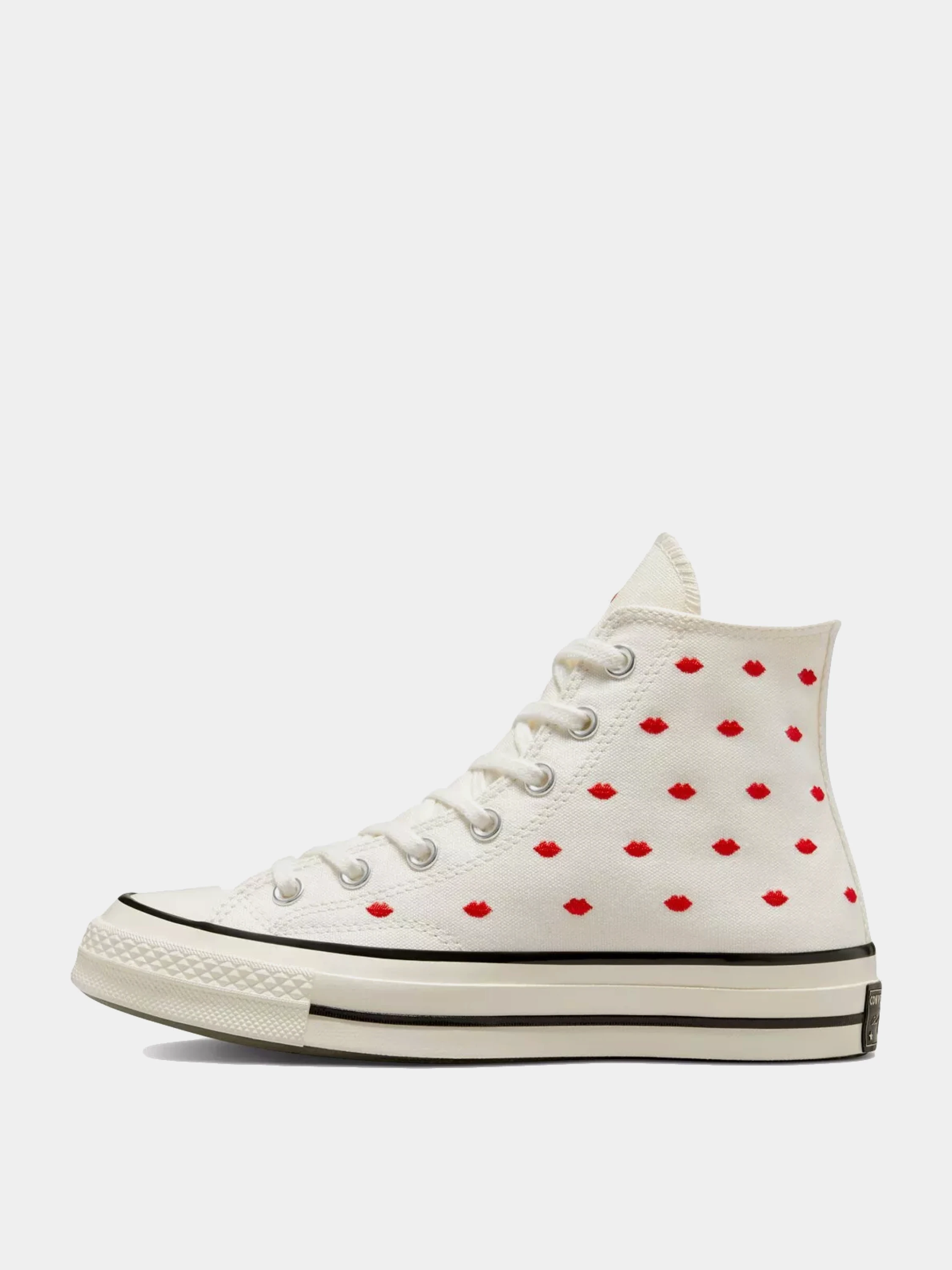 Кеды Converse Chuck 70 Embroidered Lips White