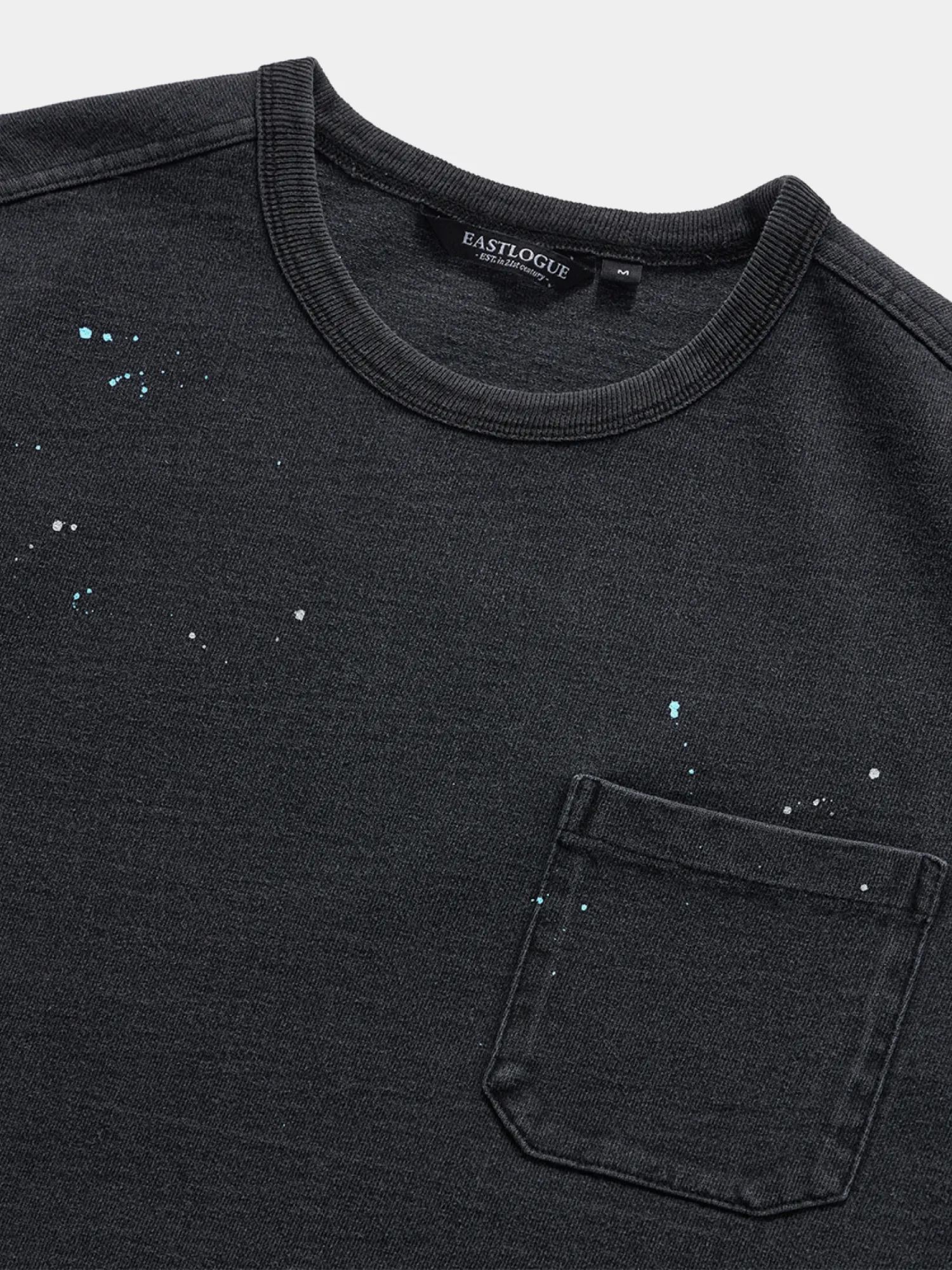 Футболка EASTLOGUE Naval Embroidery Washed Black