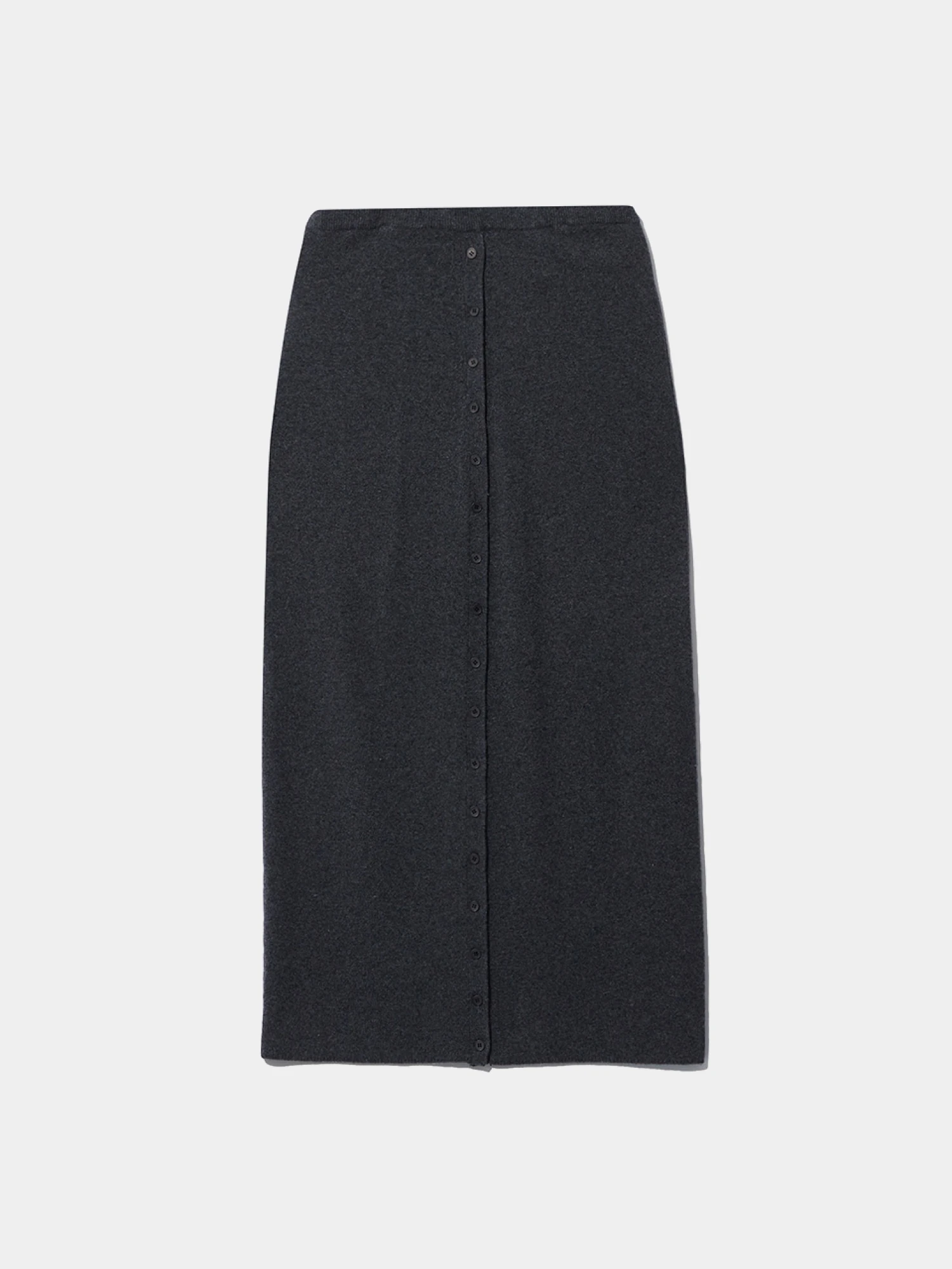 Женская юбка LE17SEPTEMBRE Button Straight Knit Charcoal