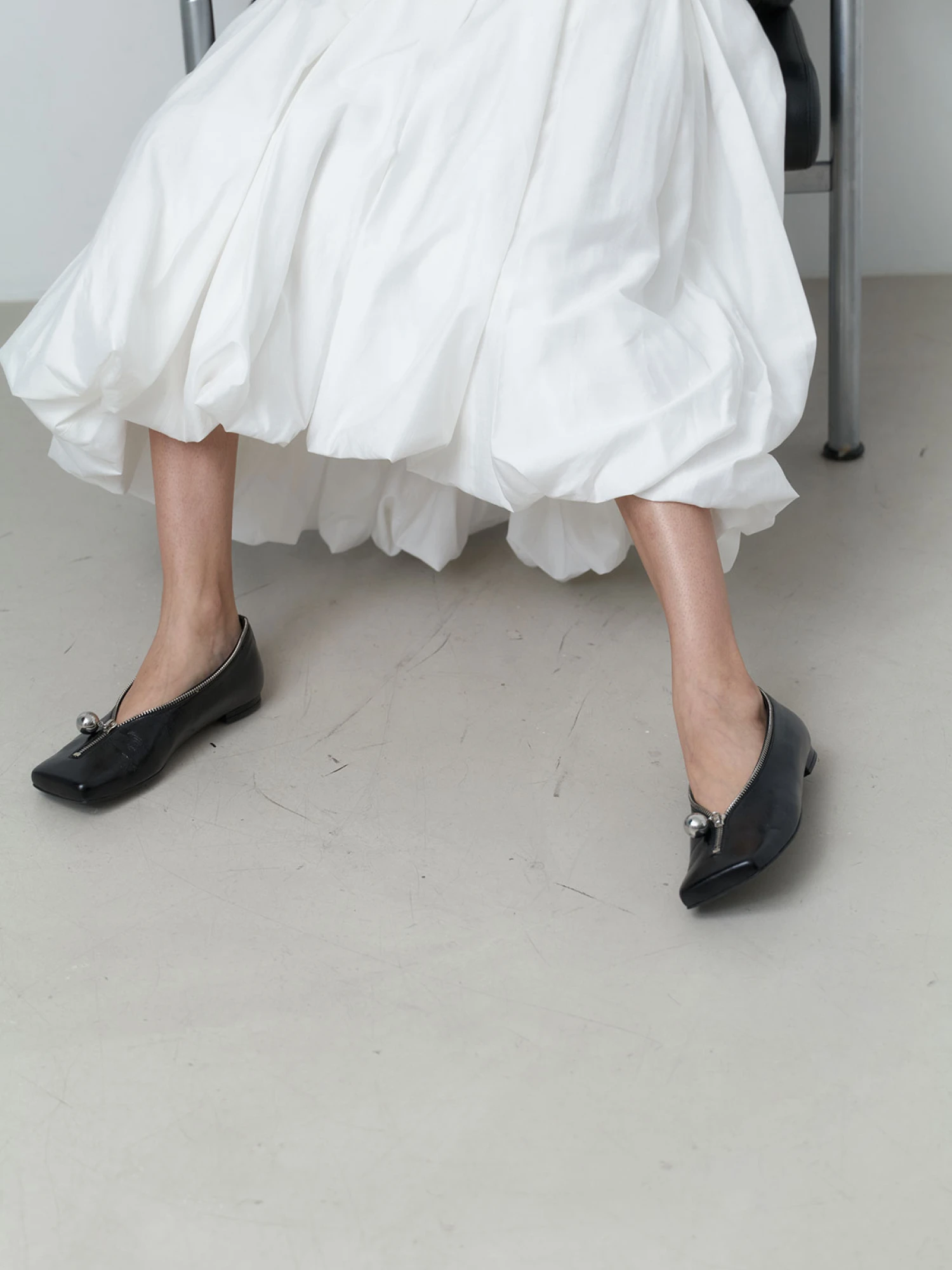 Женские туфли EPINGLER Silver Ball Toe Black