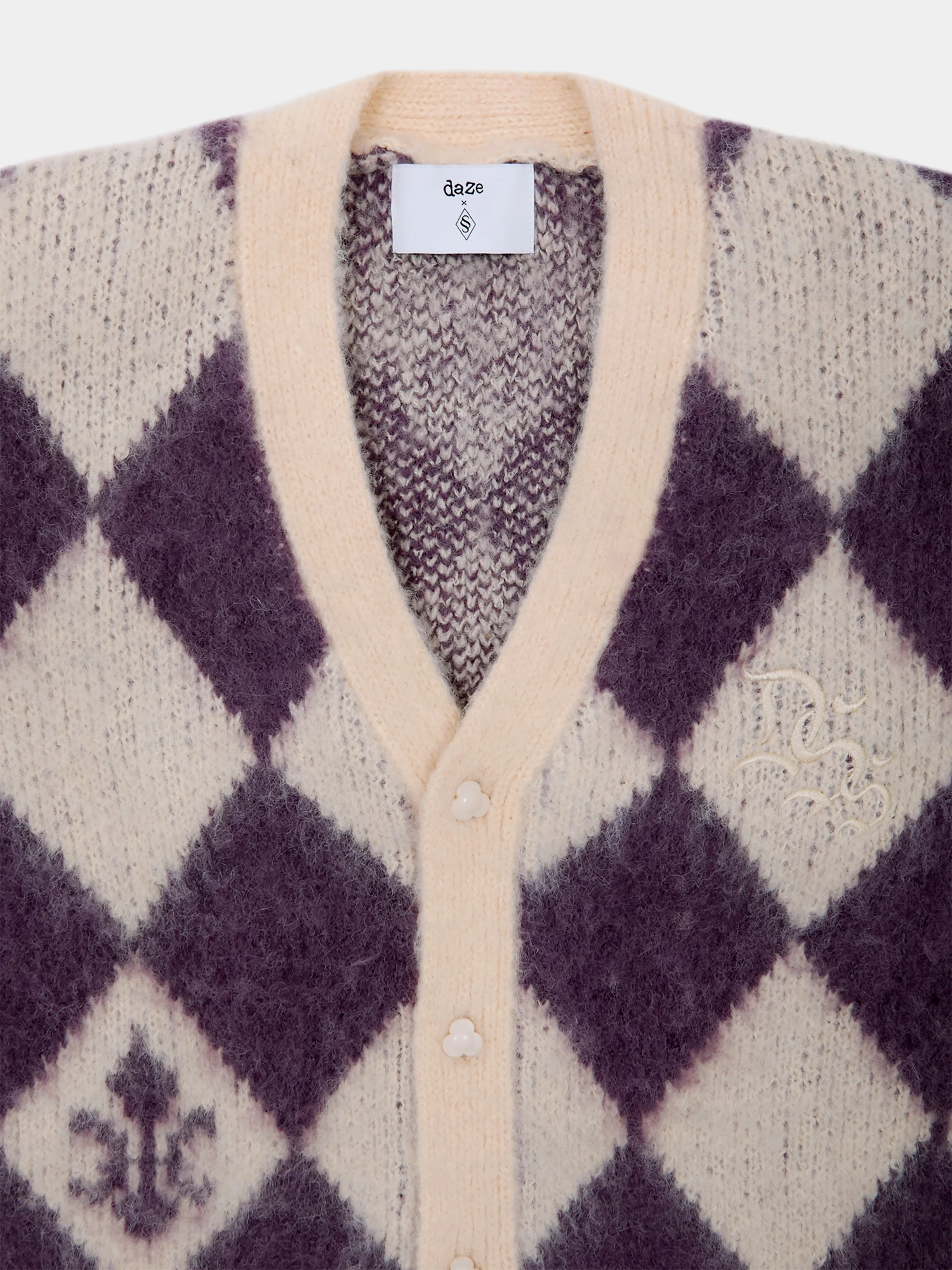 Кардиган Studio Slow x Daze Exclusive Devil Logo Purple