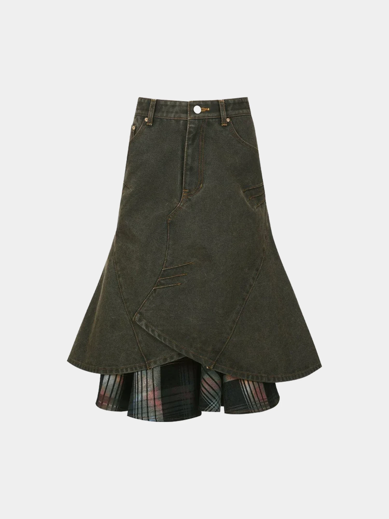 Женская юбка Andersson Bell Custom Flare Layered Brown