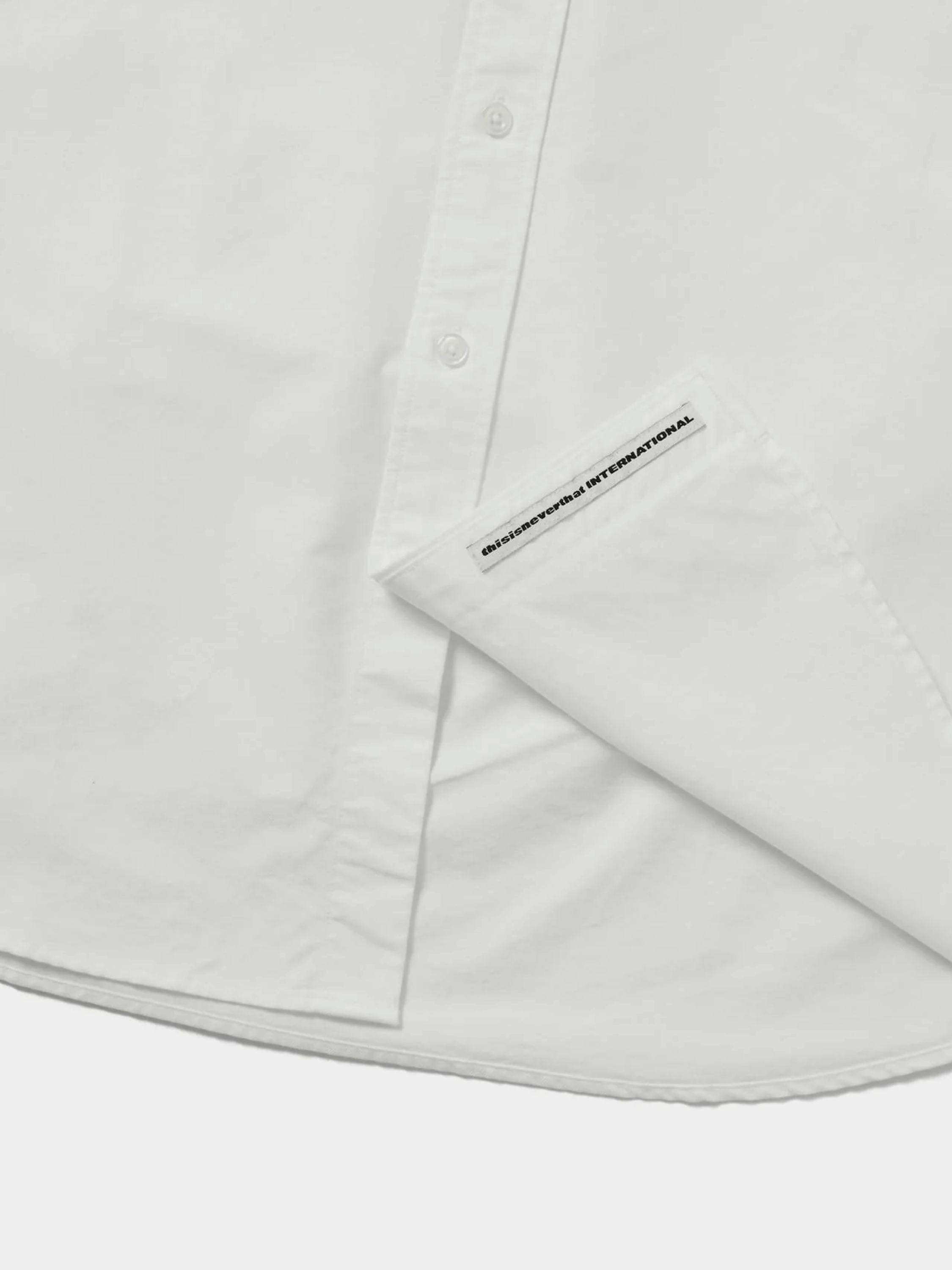 Рубашка thisisneverthat T-Logo Oxford Shirt White