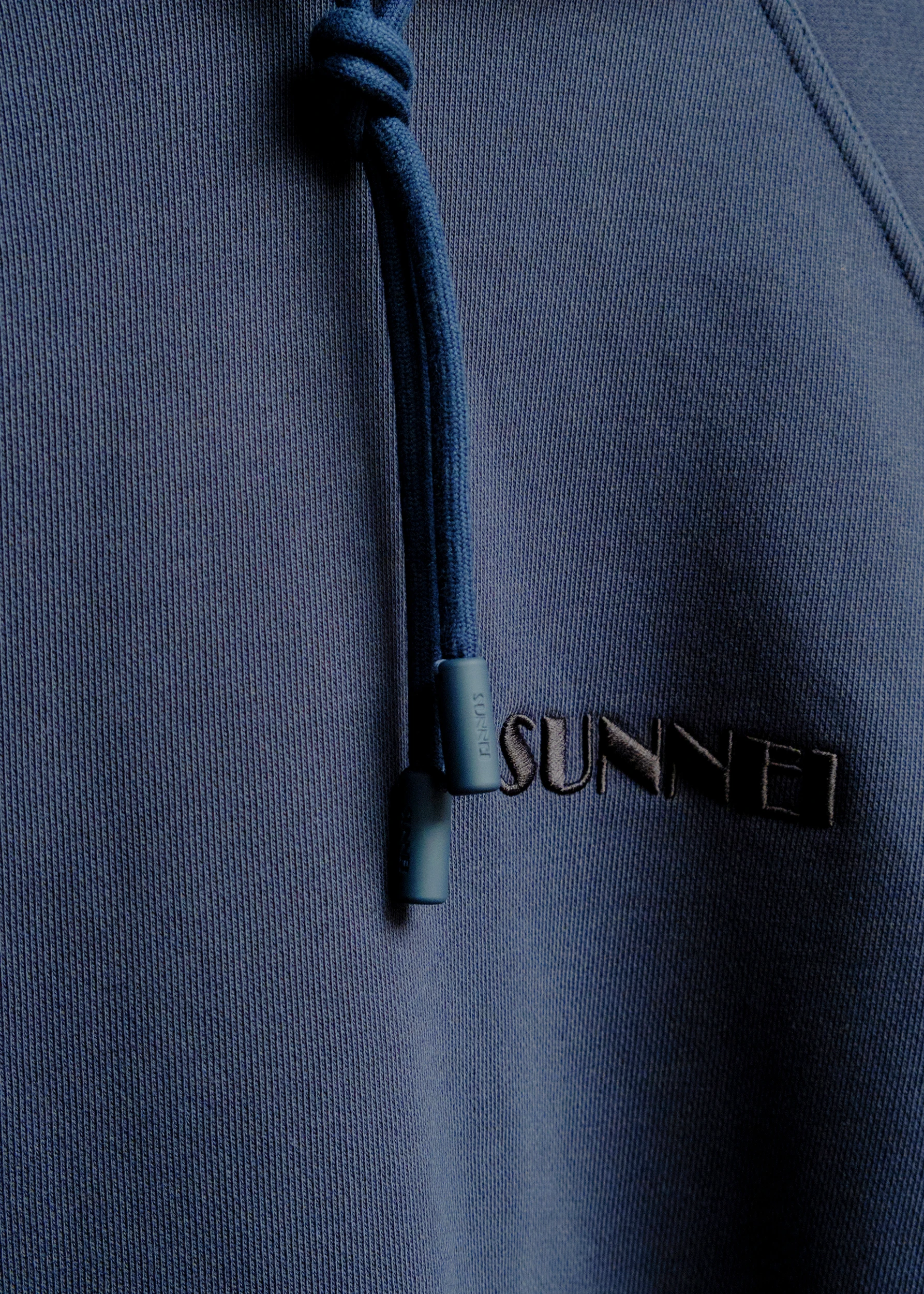 Худи Sunnei Small Logo Embroidery Blu Sunnei