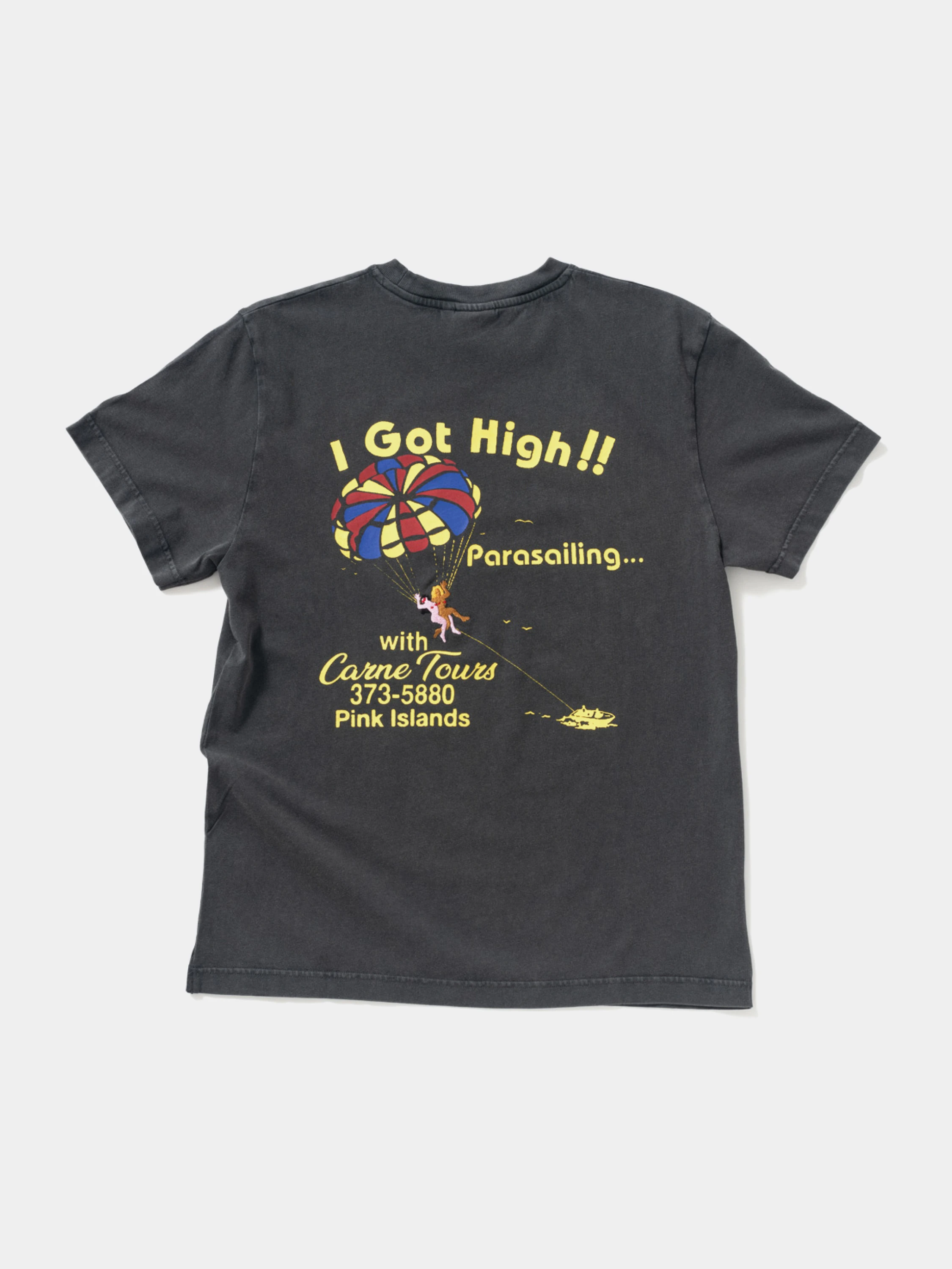 Футболка Carne Bollente I Got High!! Washed Black