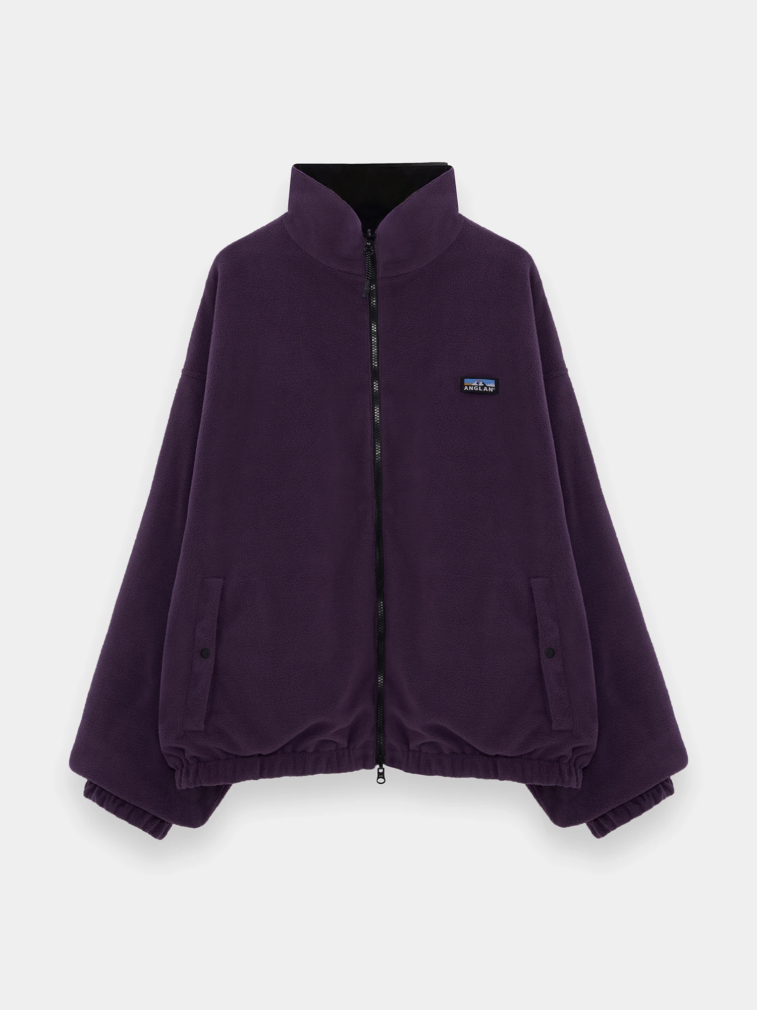 Двусторонняя флисовая куртка ANGLAN Reversible Hiker Purple/Black