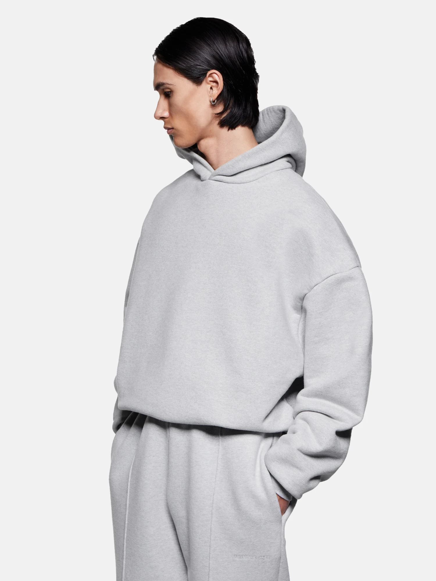 Худи MKI MIYUKI ZOKU 800 GSM Superweight Grey