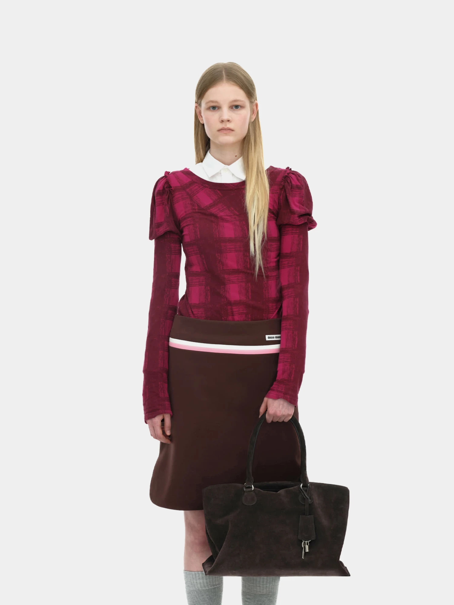 Сумка OSOI Shell Brot Suede Mocha