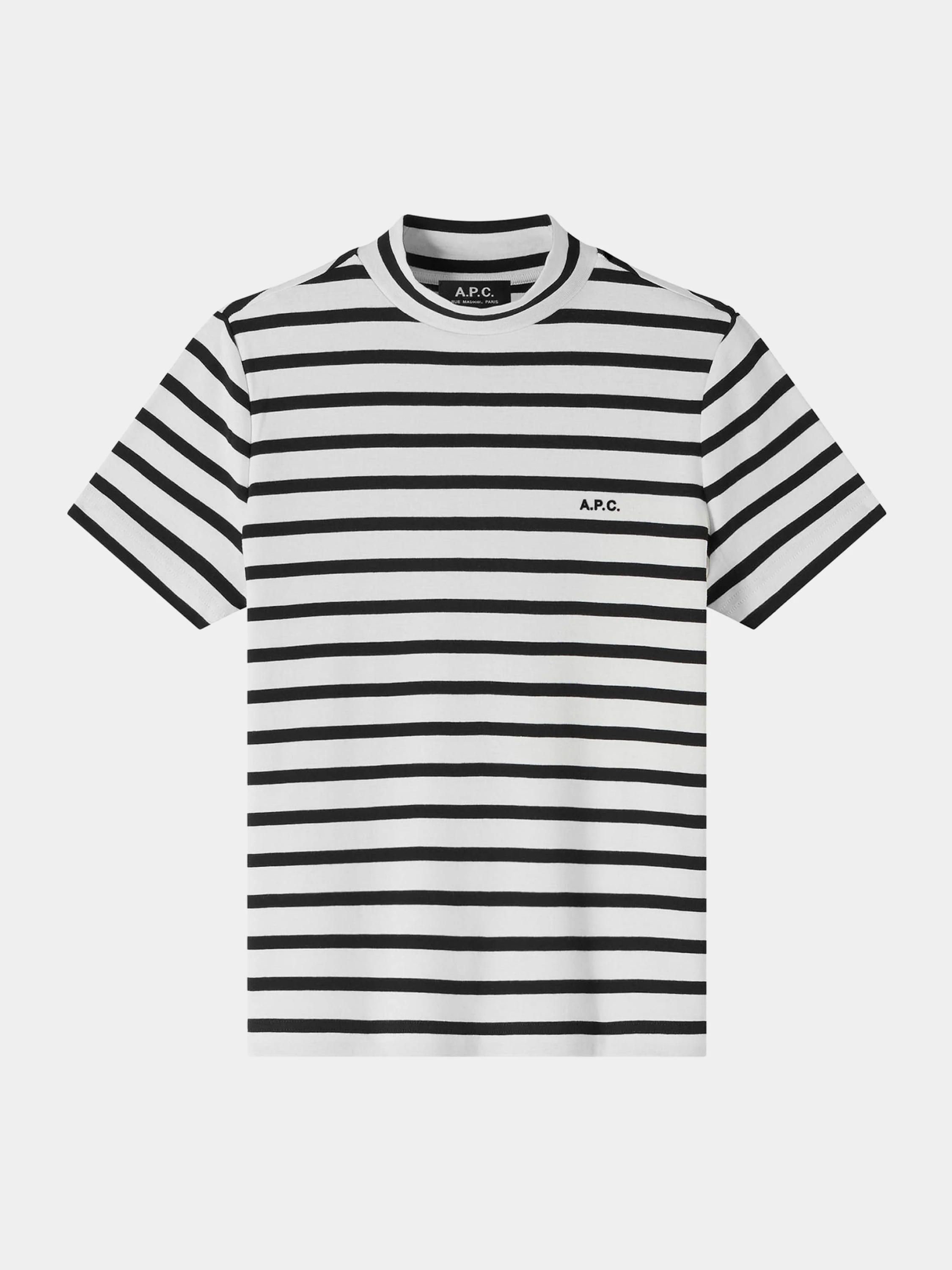 Женская футболка A.P.C. Caroll Ecru/Noir