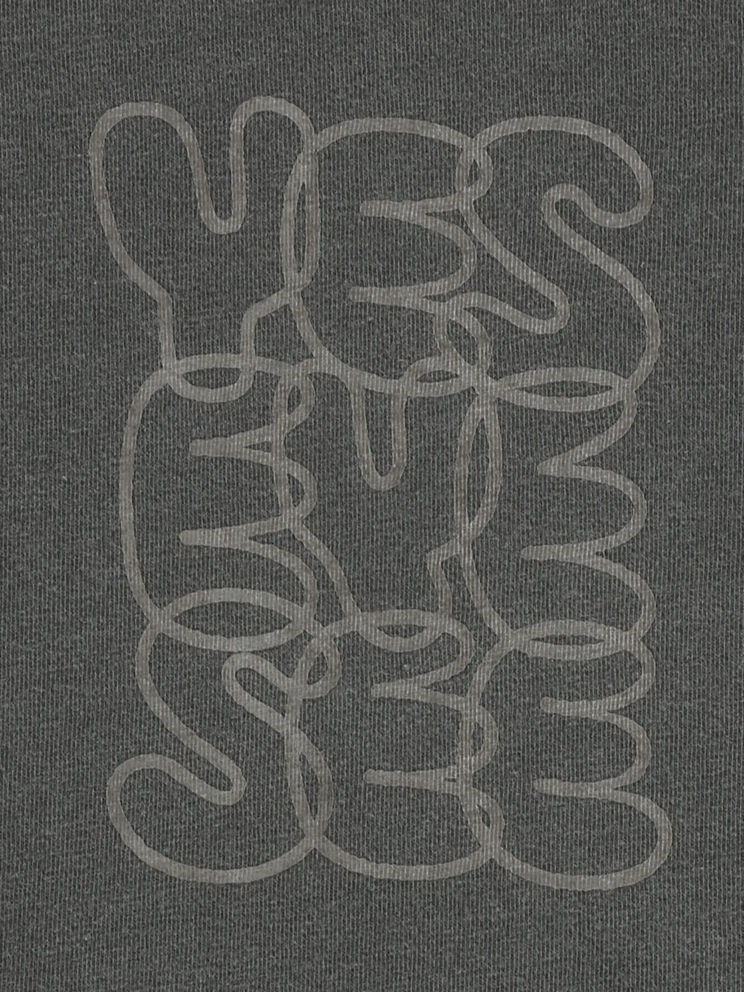 Лонгслив YESEYESEE C-Logo Pigment L/S Charcoal