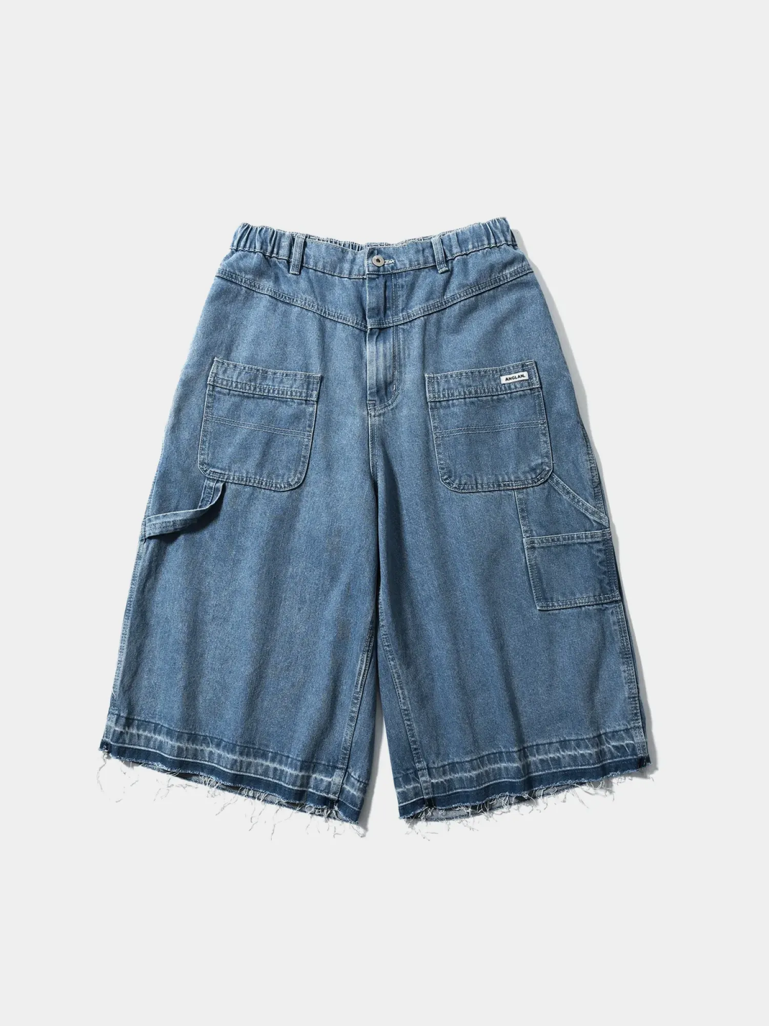 Шорты ANGLAN Reverse Double Knee Half Pants Light Blue