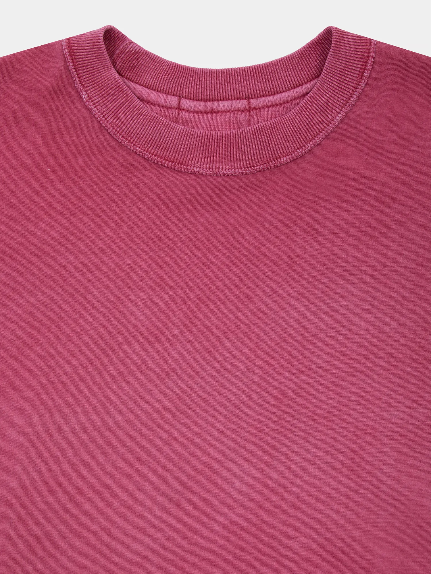 Свитшот ANGLAN Reversible Pigment Two Layer Washed Red