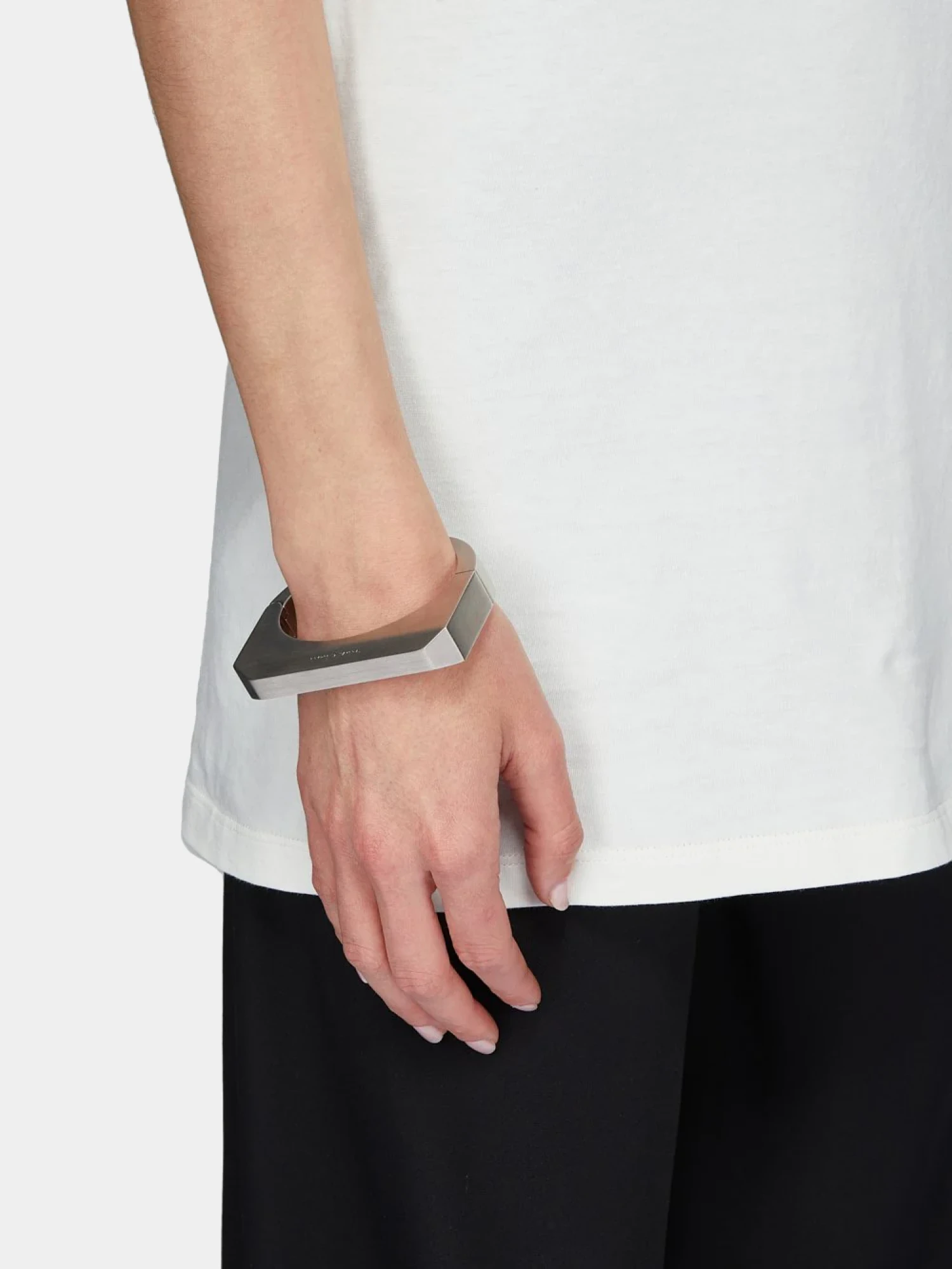 Браслет Rick Owens Beveled Bangle Palladio