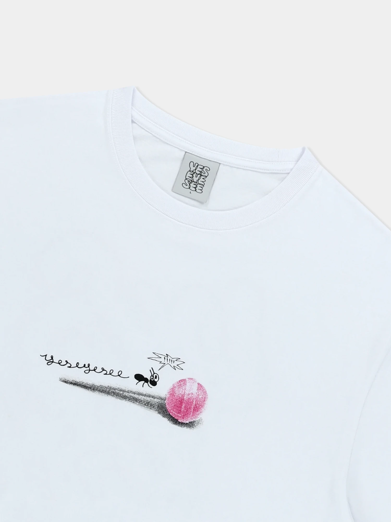 Футболка YESEYESEE Anthill Logo Tee White
