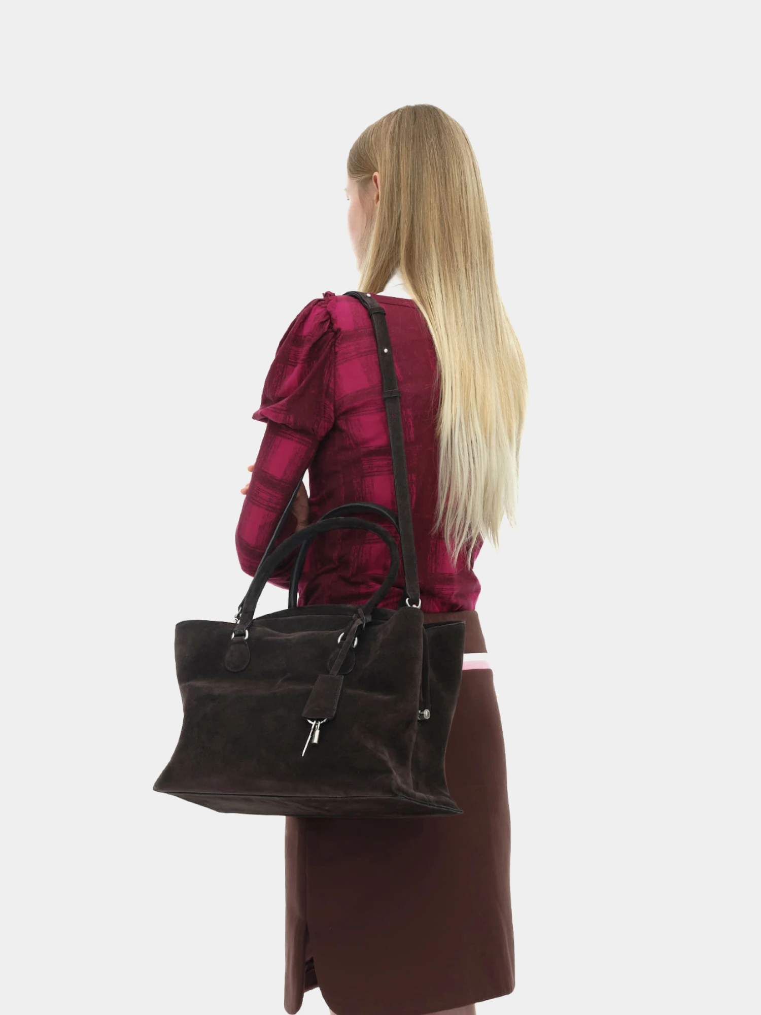 Сумка OSOI Shell Brot Suede Mocha