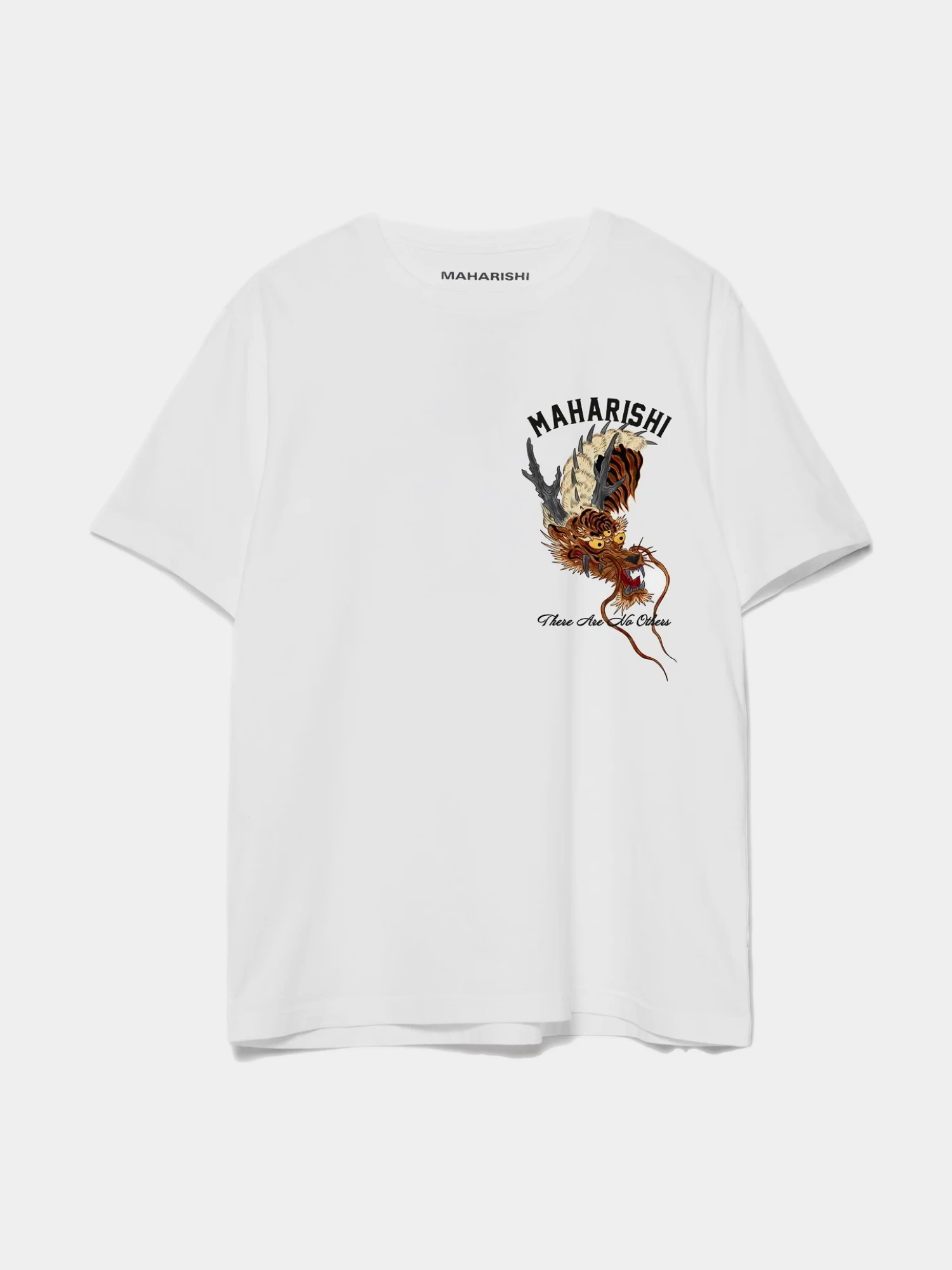 Футболка MAHARISHI 6100 Tour Tiger Dragon White