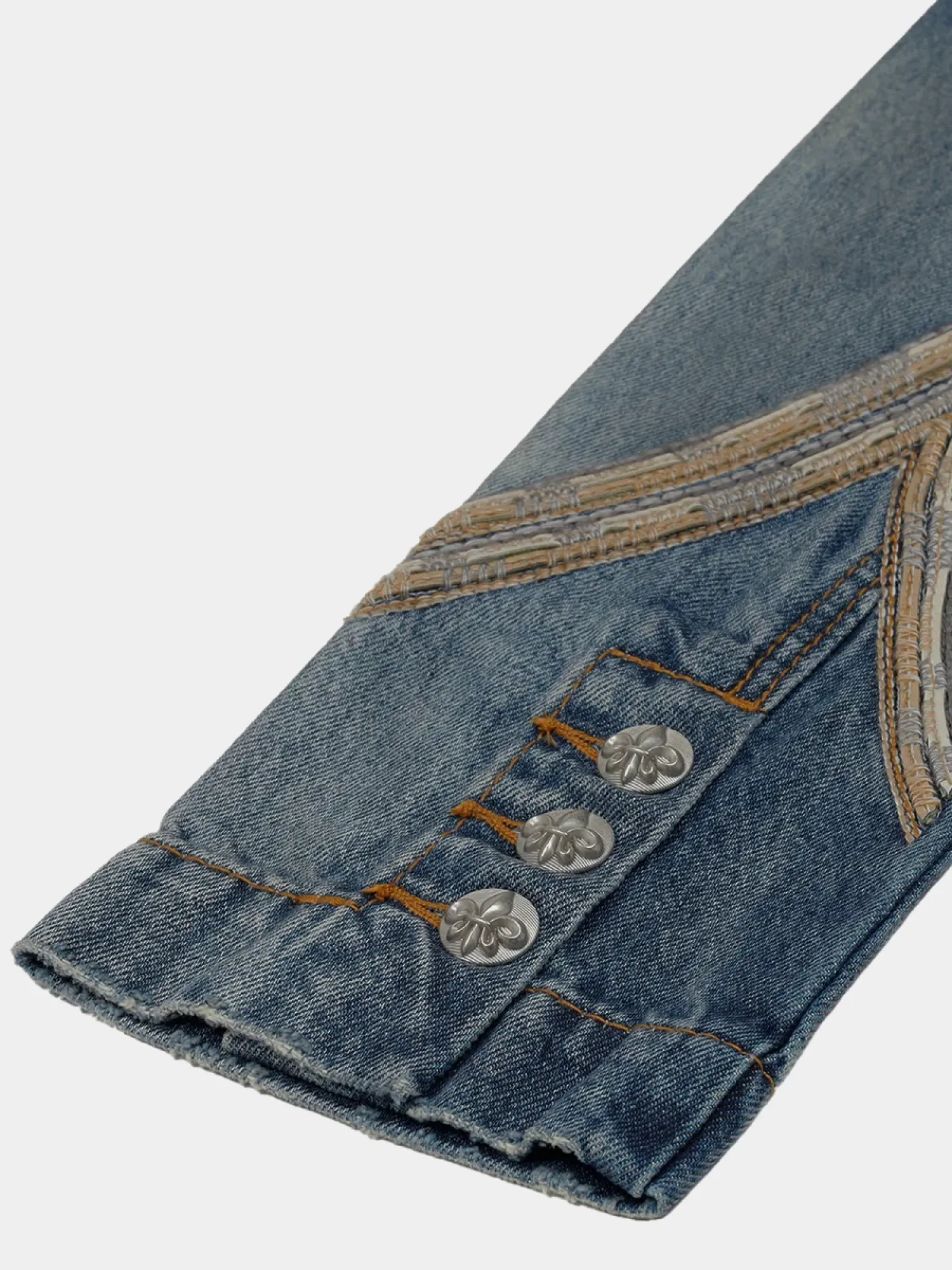 Джинсовая куртка 424 x Rock Revival RR Alias Trucker Dark Washing