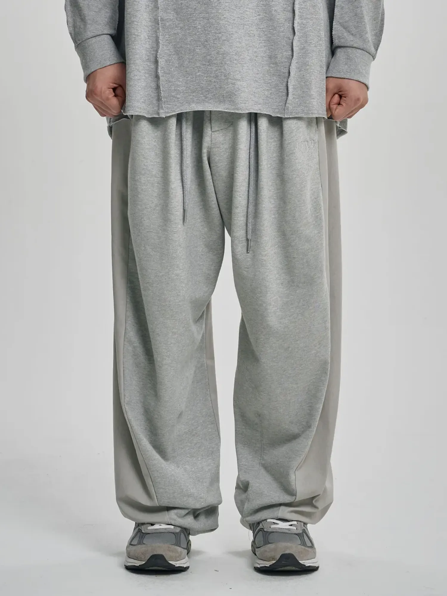 Брюки AJOBYAJO Dual Fabric Hybrid Melange Grey