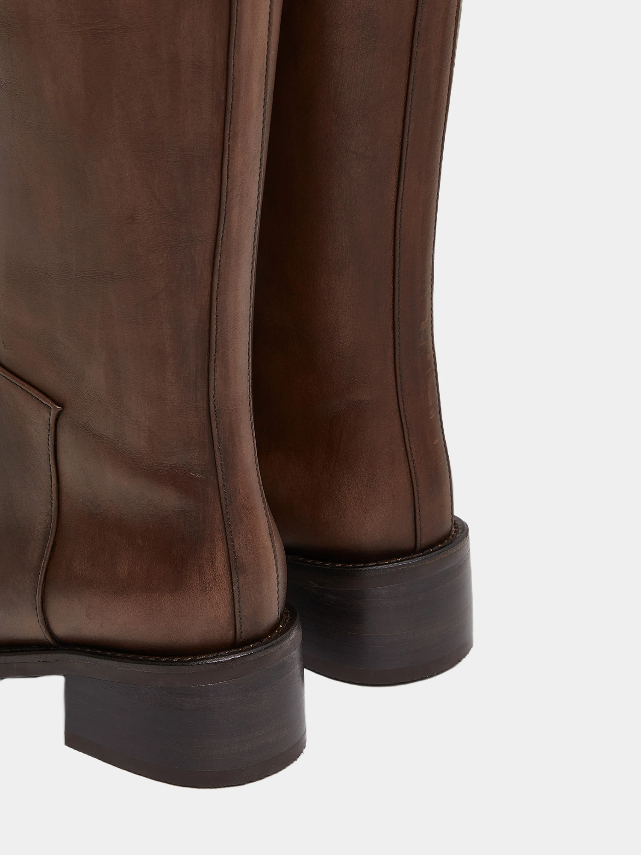 Женские сапоги AMOMENTO Long Boots Brown