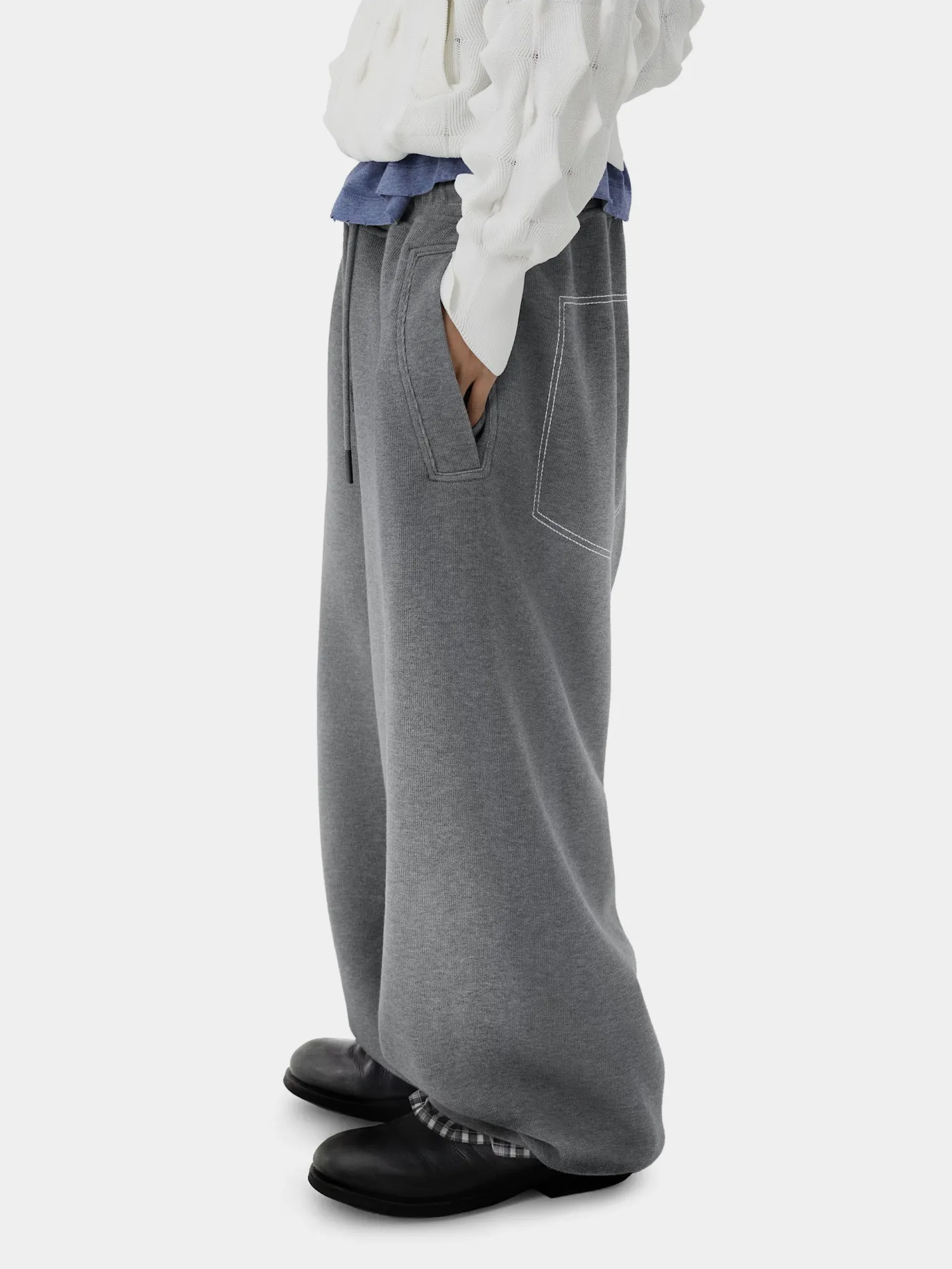 Брюки MADFRENZY LAYERED Grey