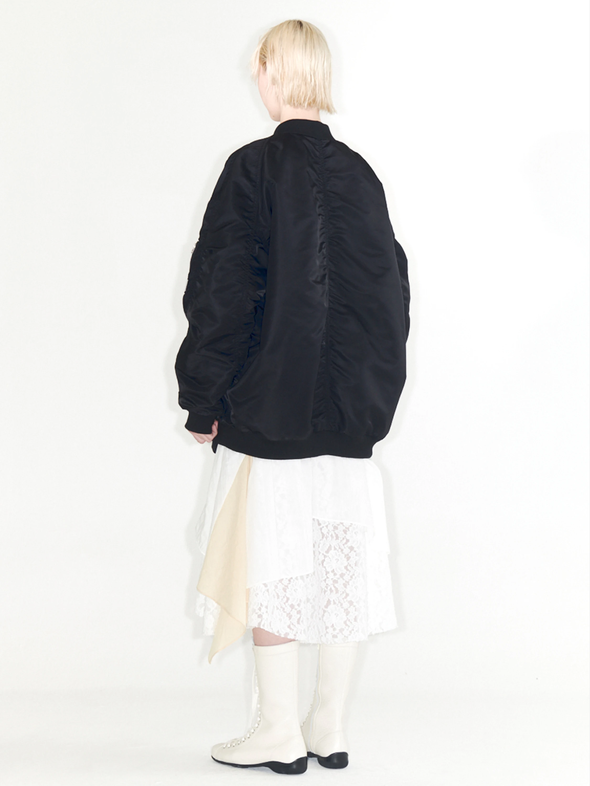 Женский бомбер OPEN YY Oversized MA1 Black