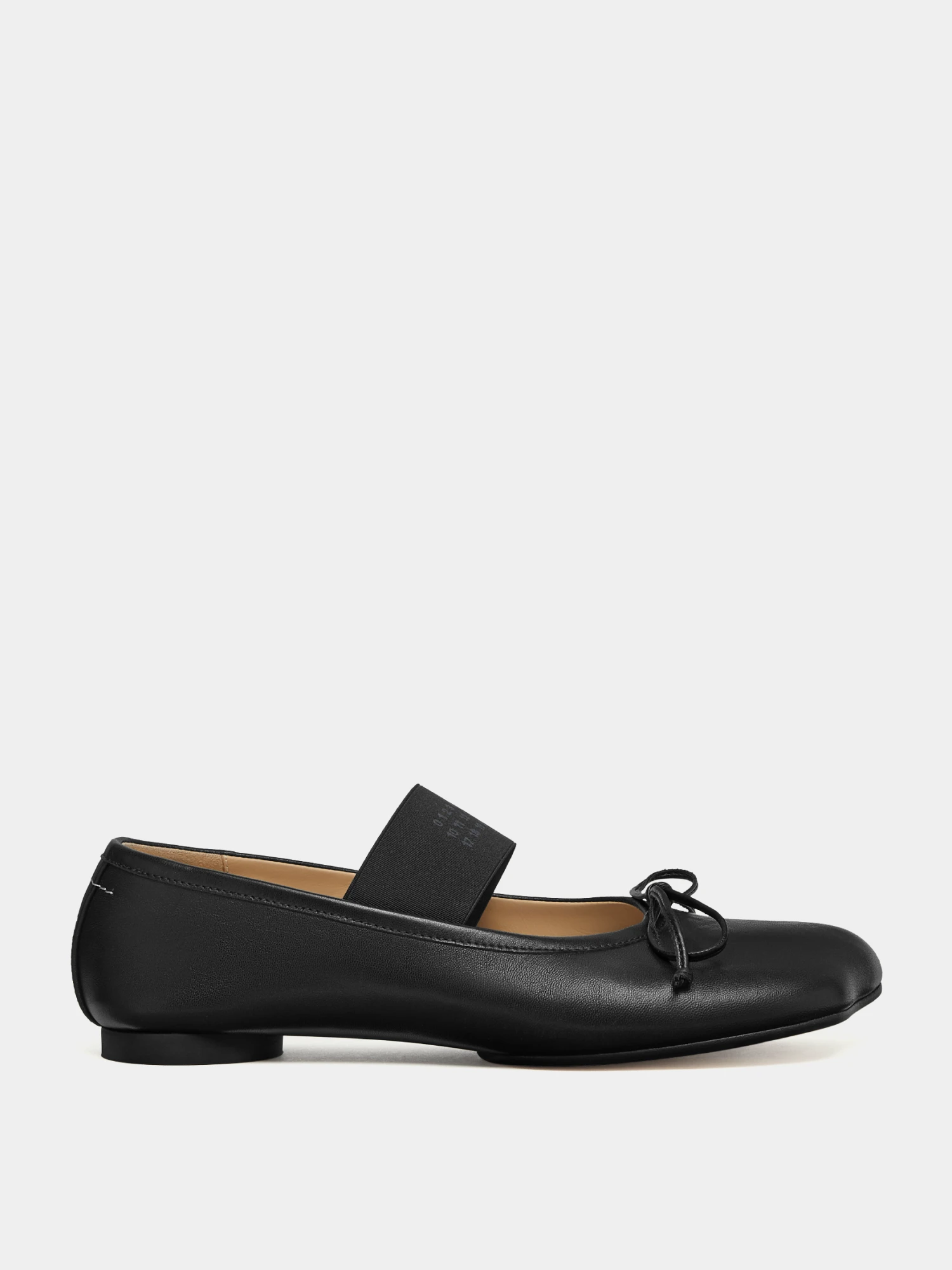 Женские балетки MM6 Maison Margiela Anatomic Ballerinas Black