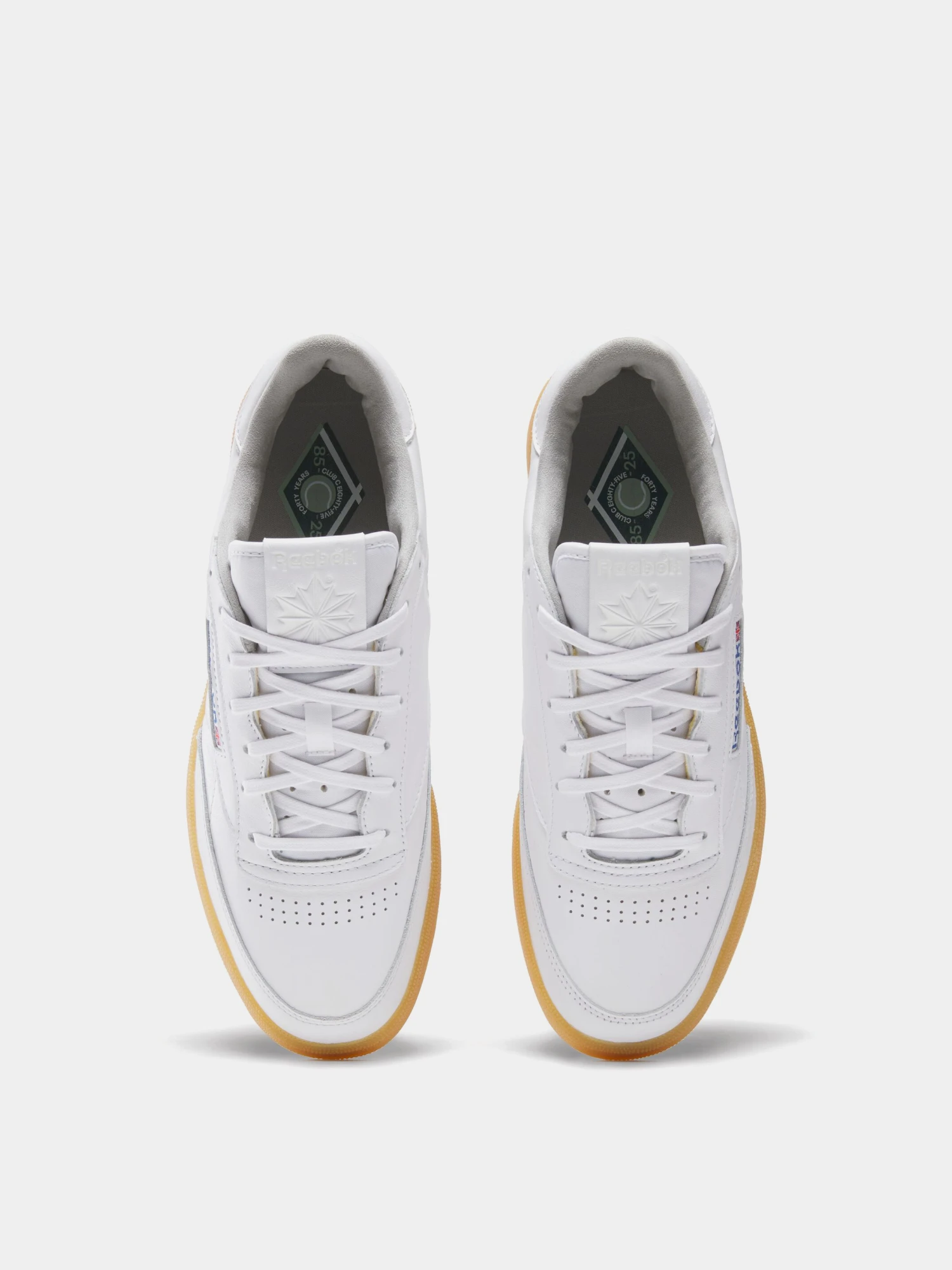 Кеды Reebok Club C 85 Vintage White/Grey/Gum