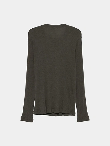 Лонгслив RANRA Rift Rib Black Coffee