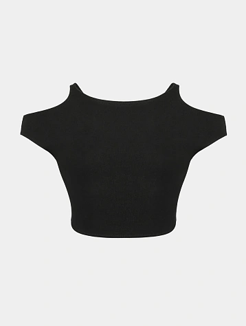 Женский топ XSAI Holey Top Dusty Black