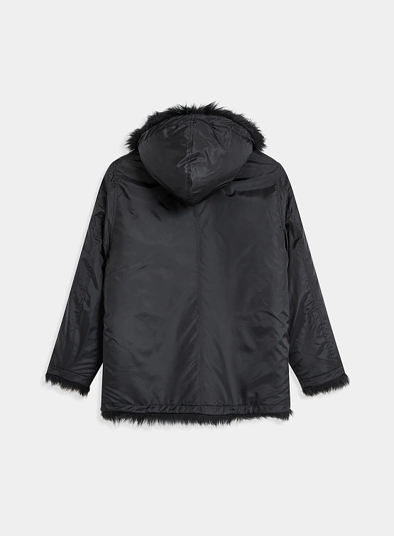 Женская шуба OPEN YY Reversible Faux Fur Black