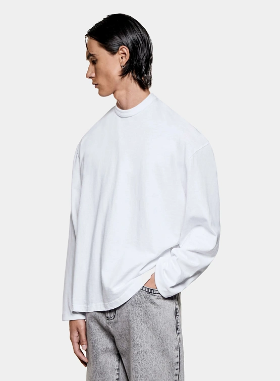 Лонгслив MKI MIYUKI ZOKU 220 Gsm Slub White