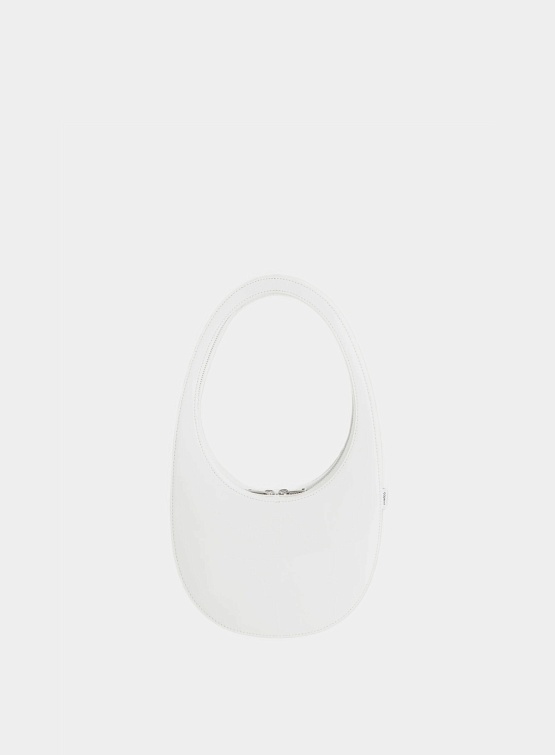 Сумка Coperni Patent Swipe Bag White