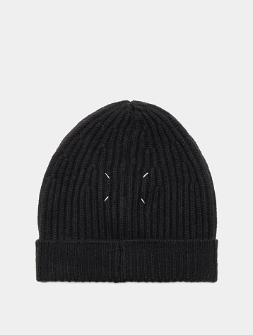Шапка Maison Margiela Geelong Wool Beanie Black