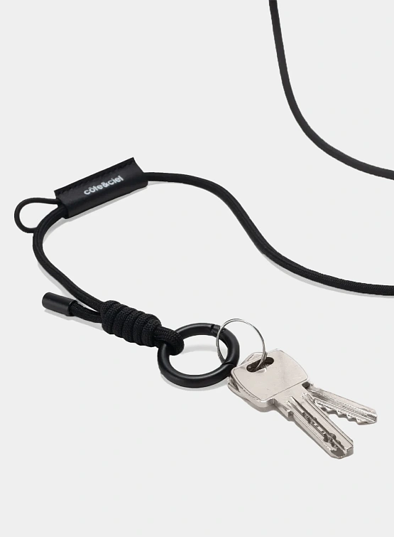 Карабин COTE&CIEL Keychain LetGo Cord Black