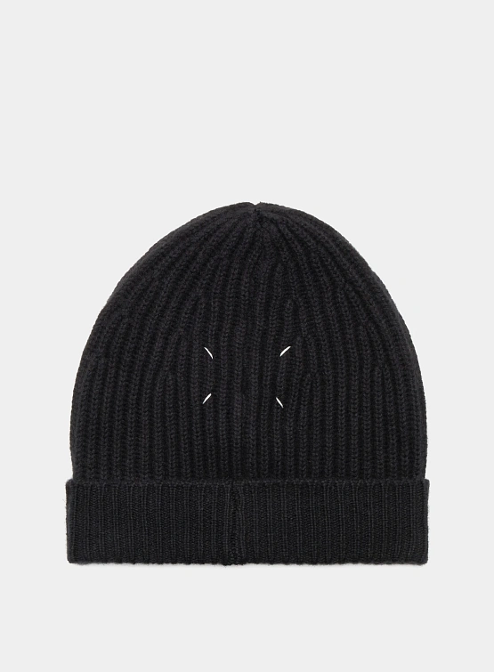 Шапка Maison Margiela Geelong Wool Beanie Black