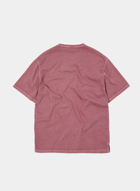 Футболка FrizmWORKS Og Pigment Dyeing Half Tee Pink